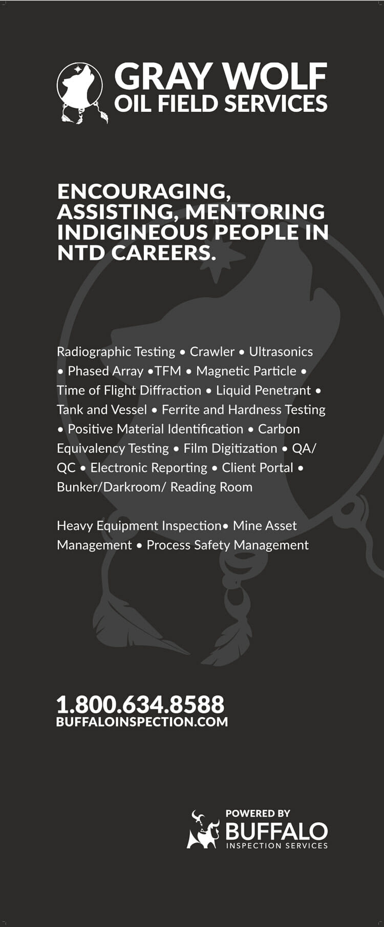 Gray Buffalo NDT inspection services listed.